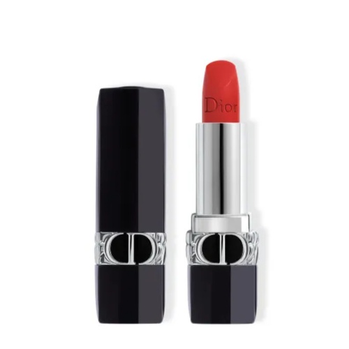 α Christian Dior Rouge Dior Couture Color Refillable Lipstick Matte - Floral Lip Care 888 Strong Red 3,5gr
