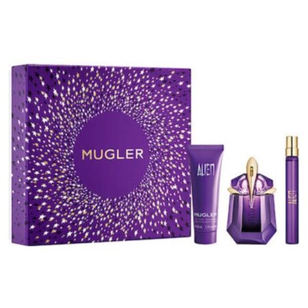 Mugler Alien Refillable Eau de Parfum 30ml ,Body Lotion 50ml & Eau de Parfum 10ml