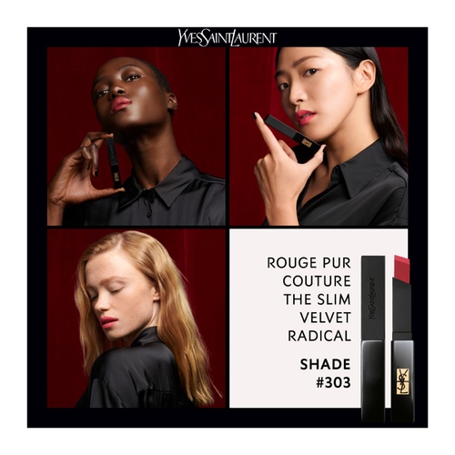 Yves Saint Laurent Rouge Pur Couture The Slim Velvet Radical 303 Rose Incitement