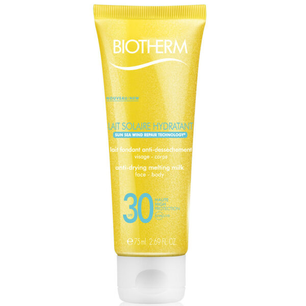 Biotherm Lait Solaire Hydratant Anti-Drying Milk Face-Body SPF 30 75ml