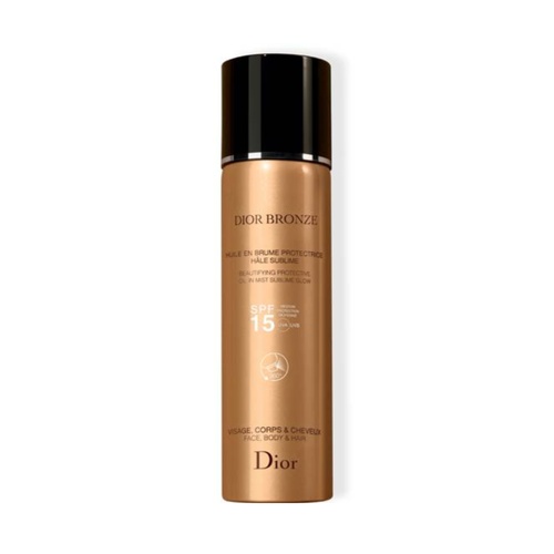 Christian Dior Bronze Beautifying Protective Oil In Mist Sublime Glow Spf 15 125ml