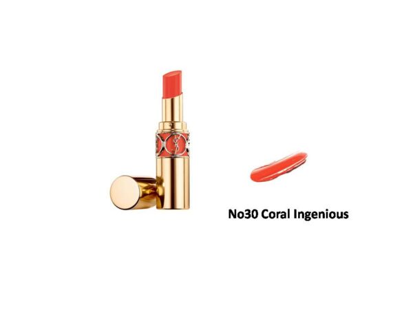 Yves Saint Laurent Rouge Volupte Shine Lipstick No30 Coral Ingenious 4.5g