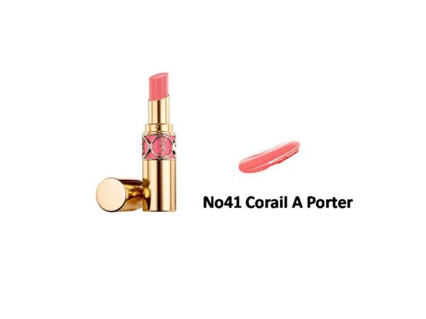 Yves Saint Laurent Rouge Volupte Shine Lipstick Oil-In-Stick No41 Corail A Porter 4.5g