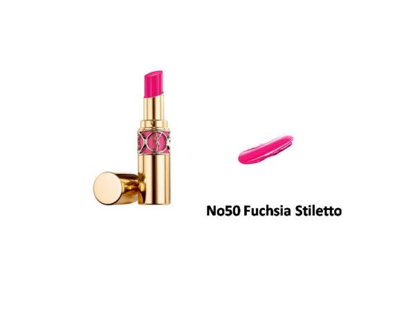 Yves Saint Laurent Rouge Volupte Shine Lipstick Oil-In-Stick No50 Fuchsia Stiletto 4.5g