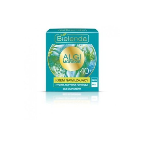 Bielenda Sea Algae Moisturizing Cream 40+ Hydro-Active Formula Silicone Free 50ml