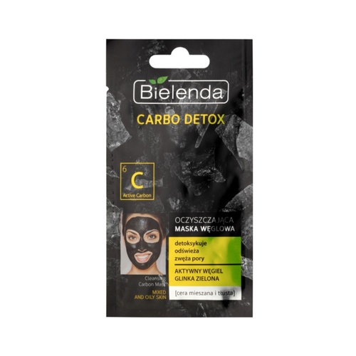 Bielenda Carbo Detox Active Carbon Mixed And Oily Skin 8g