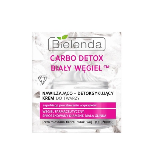 Bielenda Carbo Detox Moisturising & Detoxifying Face Cream Day/Night 50ml