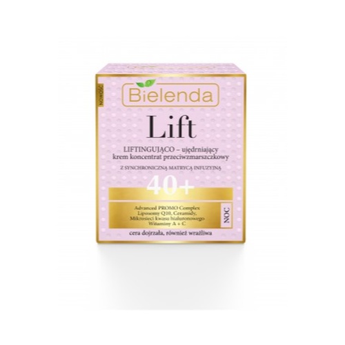 Bielenda Lift Lifting Firming Antiwrinkle Cream 40+ Night SPF10 50ml