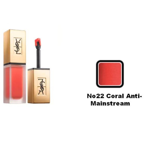 Yves Saint Laurent Tatouage Couture Liquid Matte Lip Stain No22 Coral Anti-Mainstream 6ml