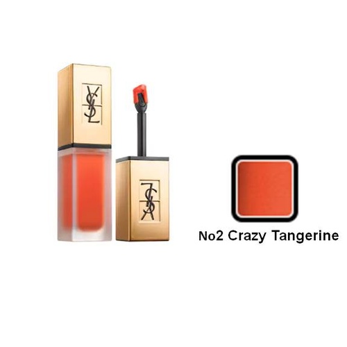 Yves Saint Laurent Tatouage Couture Liquid Matte Lip Stain No2 Crazy Tangerine 6ml
