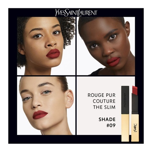 Yves Saint Laurent Rouge Pur Couture The Slim Matte Lipstick 09 Red Enigma