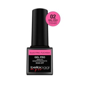 Bella Oggi Gel Pro Neon Nail Polish 02 Electric Fuchsia 5ml