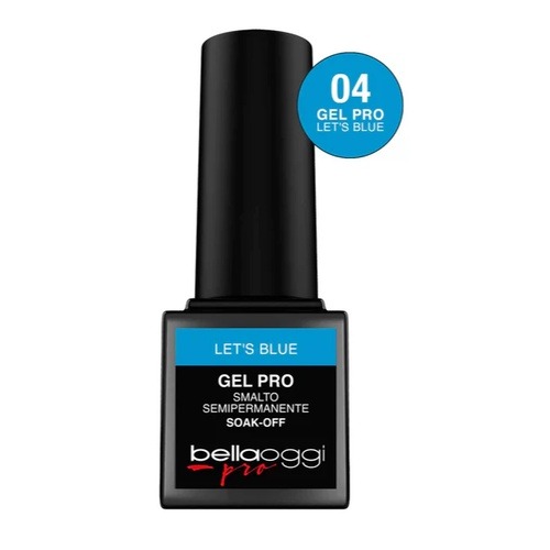 Bella Oggi Gel Pro Neon Nail Polish 04 Let's Blue 5ml