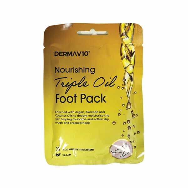 Derma V10 Triple Oil Nourishing Foot Pack