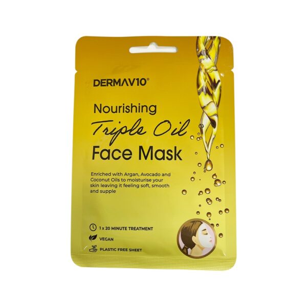 Derma V10 Triple Oil Nourishing Face Mask