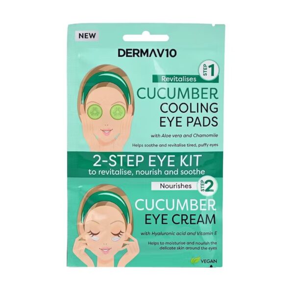 Derma V10 2 Step Eye Kit Cucumber