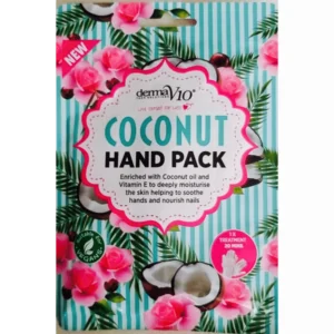 Derma V10 Hand Packs Coconut with Coconut Oil and Vitamin E