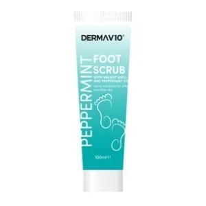 Derma V10 Peppermint Foot Scrub 100ml