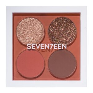 Seventeen Vibrant Eyes Quad Palette 06 Warm Sunset