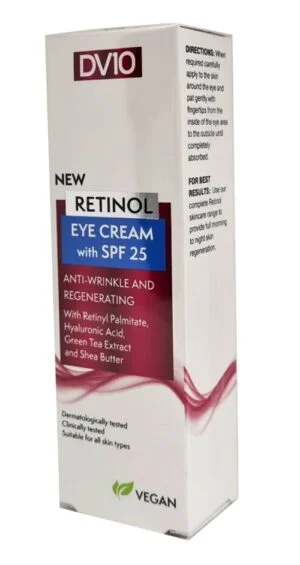Derma V10 Retinol Eye Cream with SPF25 25ml