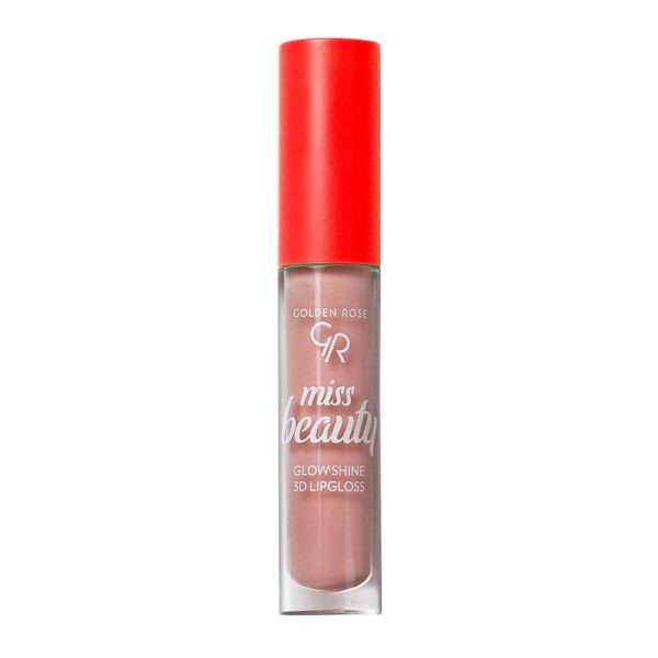 Golden Rose Miss Beauty Glow Shine 3D Lipgloss 01 Nude Chic