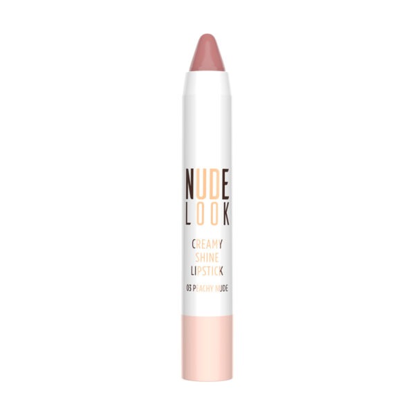 Golden Rose Nude Look Creamy Shine Lipstick 03 Peachy Nude