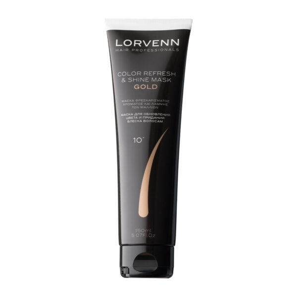 Lorvenn Color Refresh & Shine Mask Gold 150ml