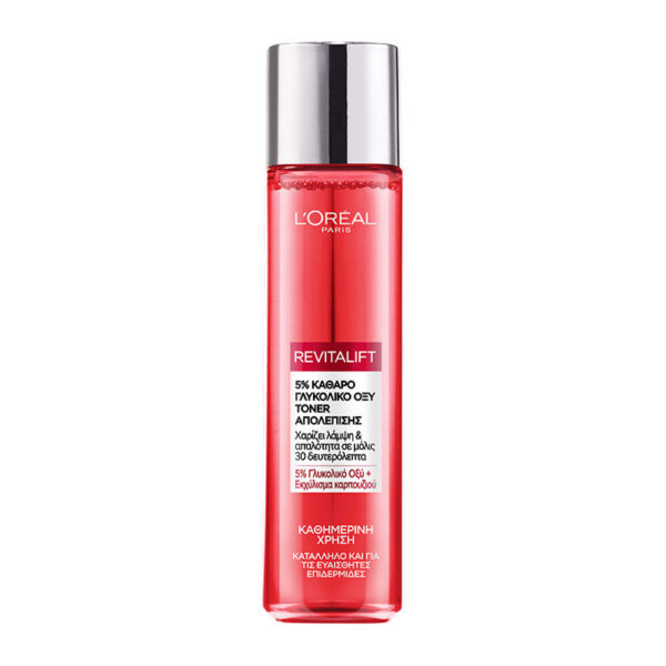 L'Oreal Revitalift 5% Glycolic Acid Peeling Toner 180ml