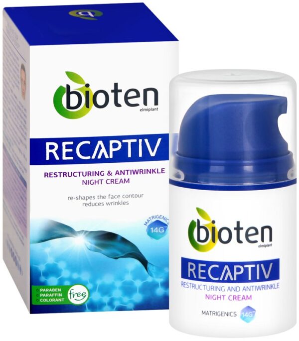 Bioten Recaptiv Restructuring And Antiwrinkle Night Cream 50ml