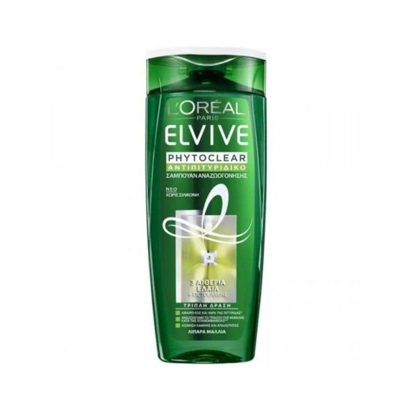 L’Oreal Elvive Phytoclear Shampoo Greasy Hair 400ml