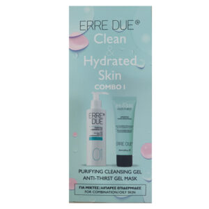 Erre Due Clean & Hydrating Skin Purifying Cleansing Gel + Mask