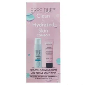 Erre Due Clean & Hydrating Skin Smooth Cleansing Foam + Mask