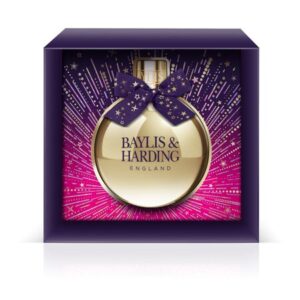Baylis & Harding Moonlight Fig Festive Bauble Bath & Shower Bubbles Gift 250ml