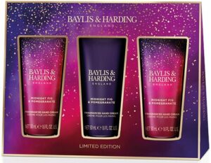 Baylis & Harding Midnight Fig and Pomegranate Hand Cream 3x50ml