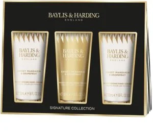 Baylis & Harding Sweet Mandarin & Grapefruit Luxury Gift Set with 3 Precious Hand Creams