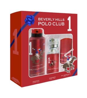 Beverly Hills Polo Club Sport No.1 Gift Set (Edt 50ml+Deo Spray 175ml+Roll-On 50ml)