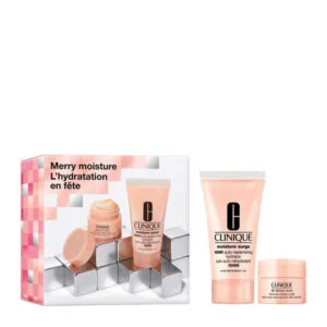 Clinique Merry Moisture Set - Moisture Surge&trade; 100H Auto-Replenishing Hydrator 30ml & All About Eyes 5ml