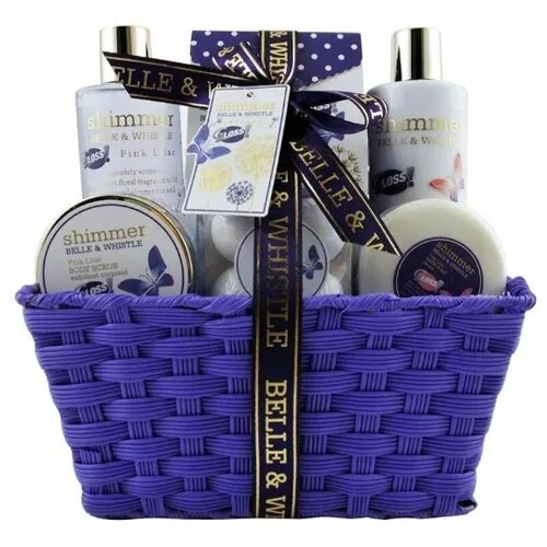 Beauty Gift Lilac Luxury Bath Kit 6pcs